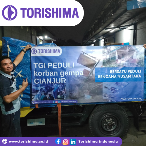 Torishima Indonesia Donasi Gempa Cianjur 